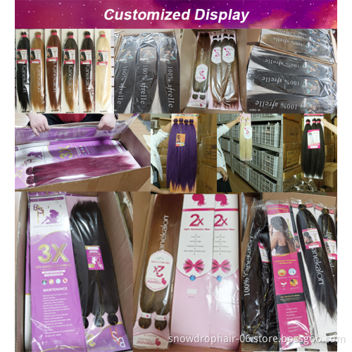 Easy Braids Pre Stretched Lady Professional Beautiful Hair Pieces Braiding Hair Pre Stretched Ez Braid